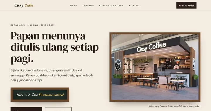 Paparan Cissy Coffee