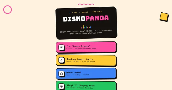 Paparan Disko Panda