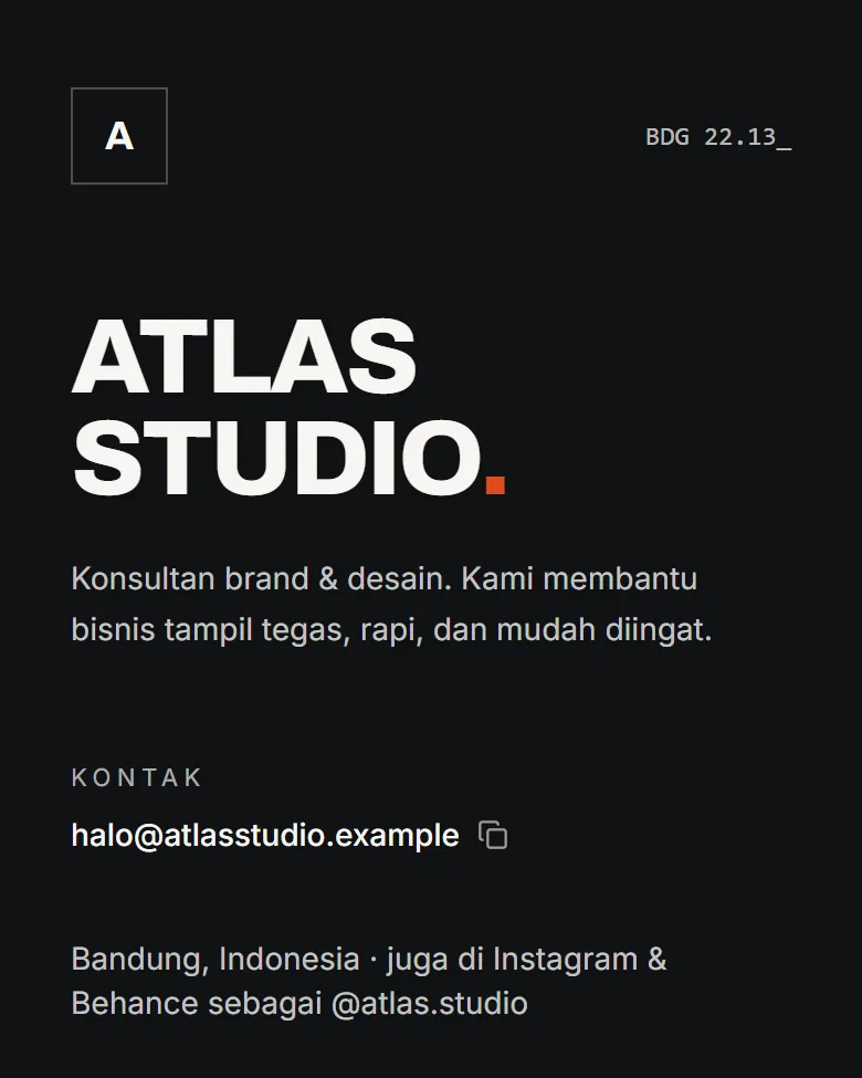 Preview template Atlas