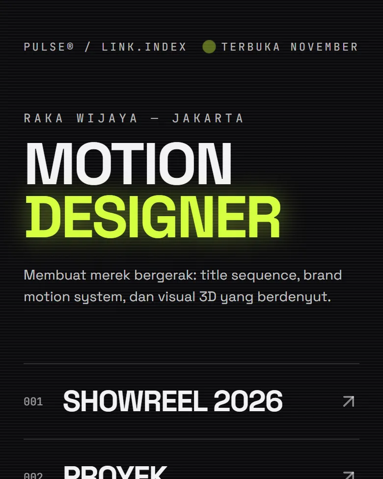 Preview template Pulse